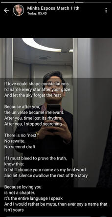 She saw me the way no one else ever did