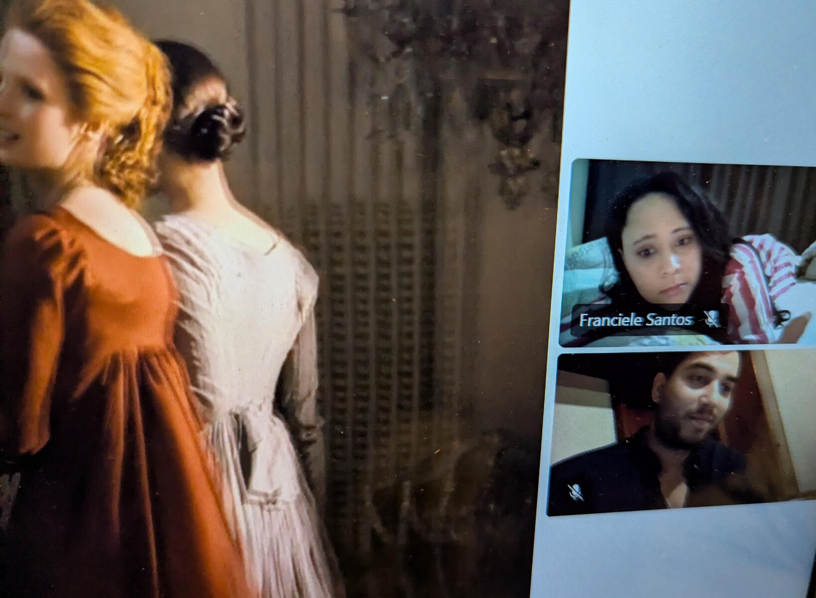 Movie time with my angry but beautiful & cute queen