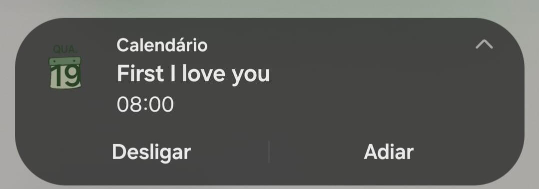 First - 'I Love You' message saved by her