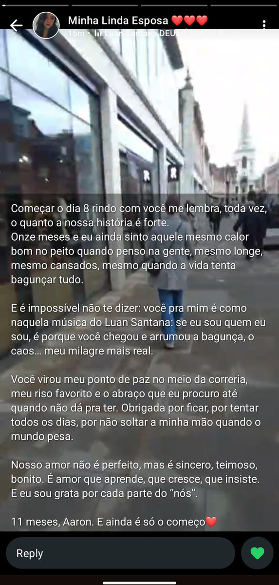 You are the color of Love, the color of my life