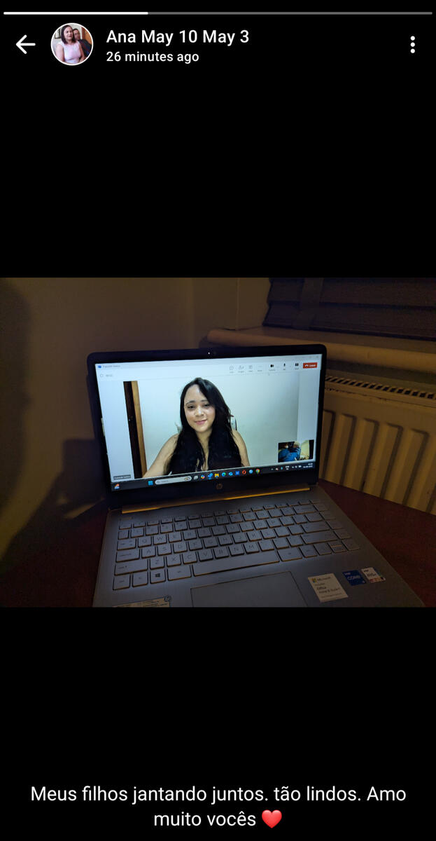 When my Latina mum celebrates our special night with us