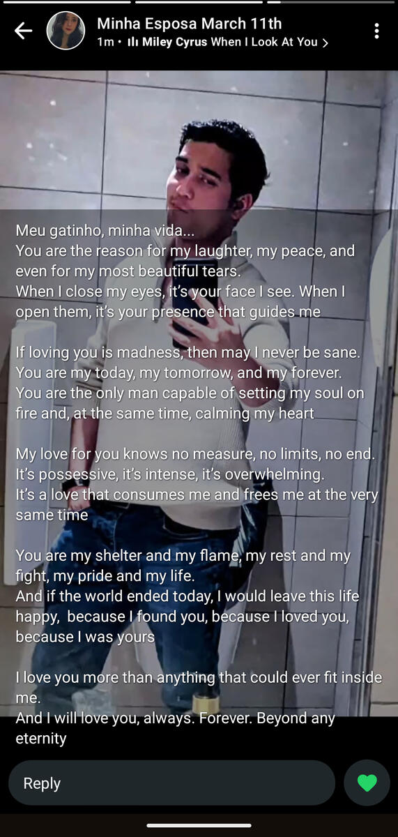 Through her love, I learnt how to be seen