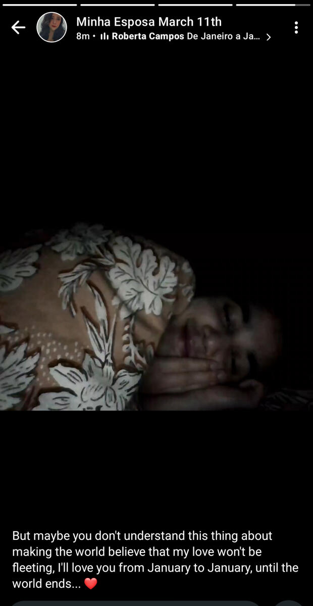 Only she can capture such moments, I feel blessed when I realise I have my Franciele